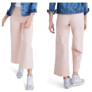 Madewell Light Pink Wide-Leg Pants
